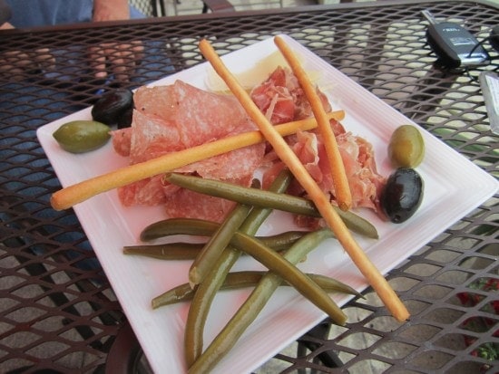 Charcuterie plate at Morso's Wine Bar