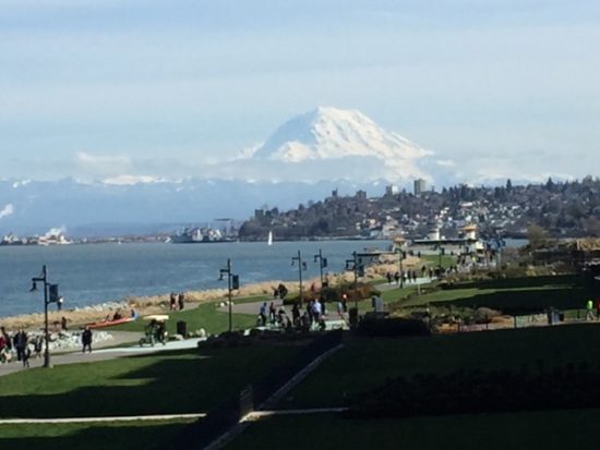 Mt Rainier from Ruston Landing