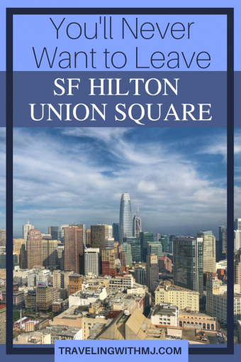 We “get” San Francisco because San Francisco “gets” us. For a celebratory getaway, we wanted to stay downtown in the Union Square area – it’s the area of the city where we stayed on our first visit – and soak of the ambiance of the city. We stayed at the San Francisco Hilton at Union Square, with great views of the city from our room, and we didn’t want to leave.