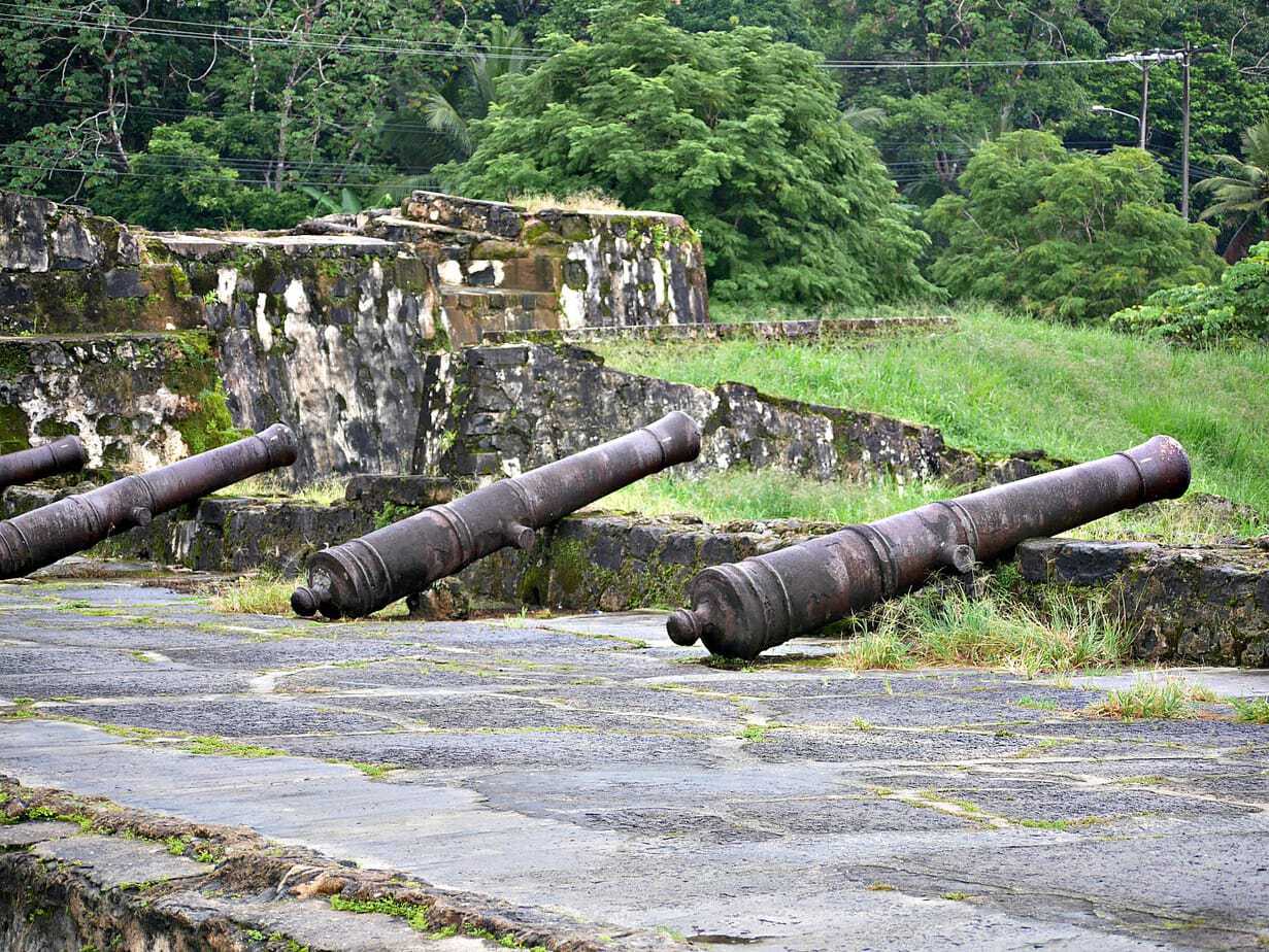 UNESCO ruins in Portobelo Panama