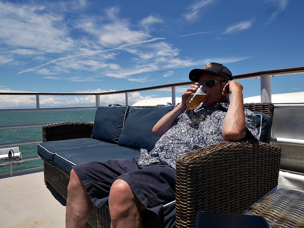 tony on sun deck