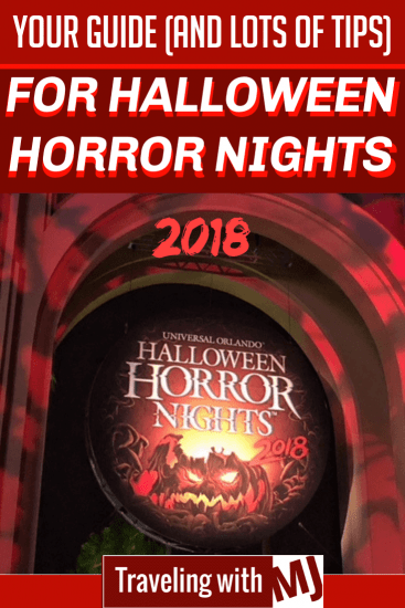 entrance to Halloween Horror Nights 2018 at universal orlando resort