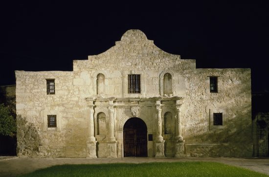exterior view of Alamo