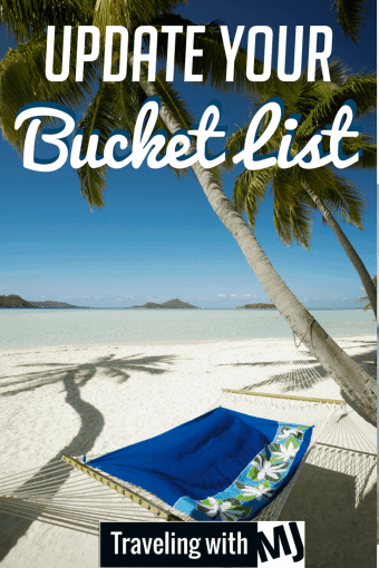 creating a travel bucket list