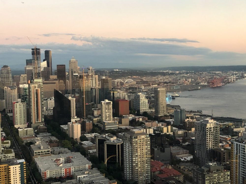 View of Seattle from the Space Needle