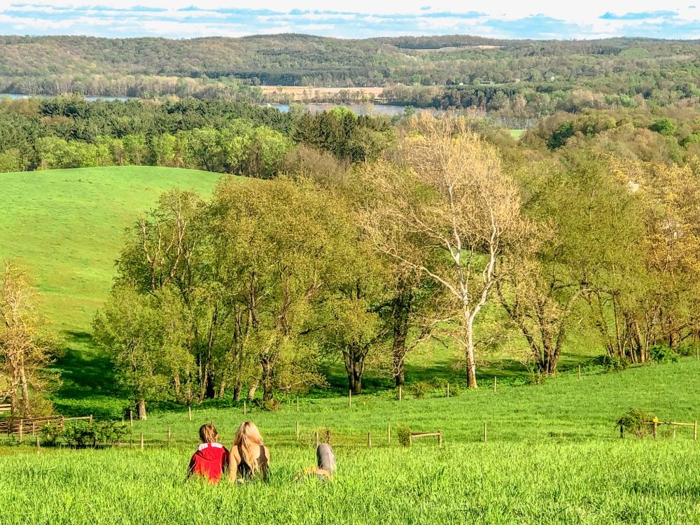 grassy hills at malabar farms in ohio