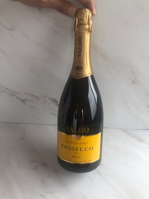 a bottle of prosecco, Valdo Marca Oro Prosecco DOC Brut