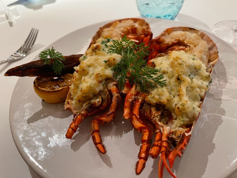 crab stuffed lobster