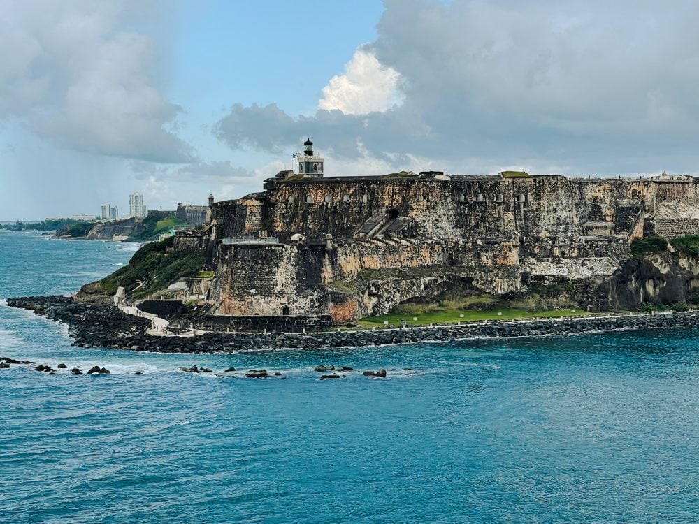 El Morro fort in San Juan Bay, Puerto Rico