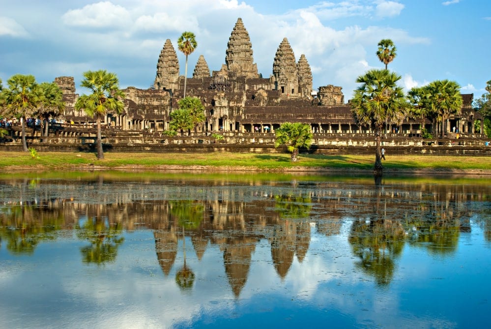 angkow wat temple in siem reap cambodia