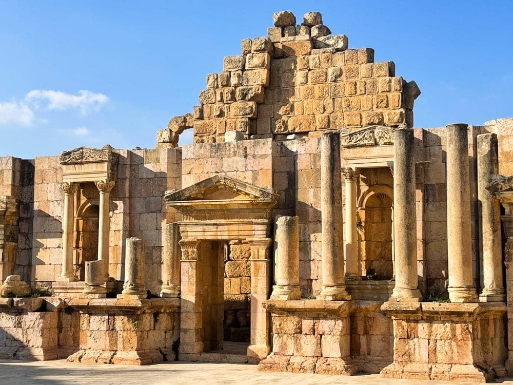 Jerash archaeological site in jordan