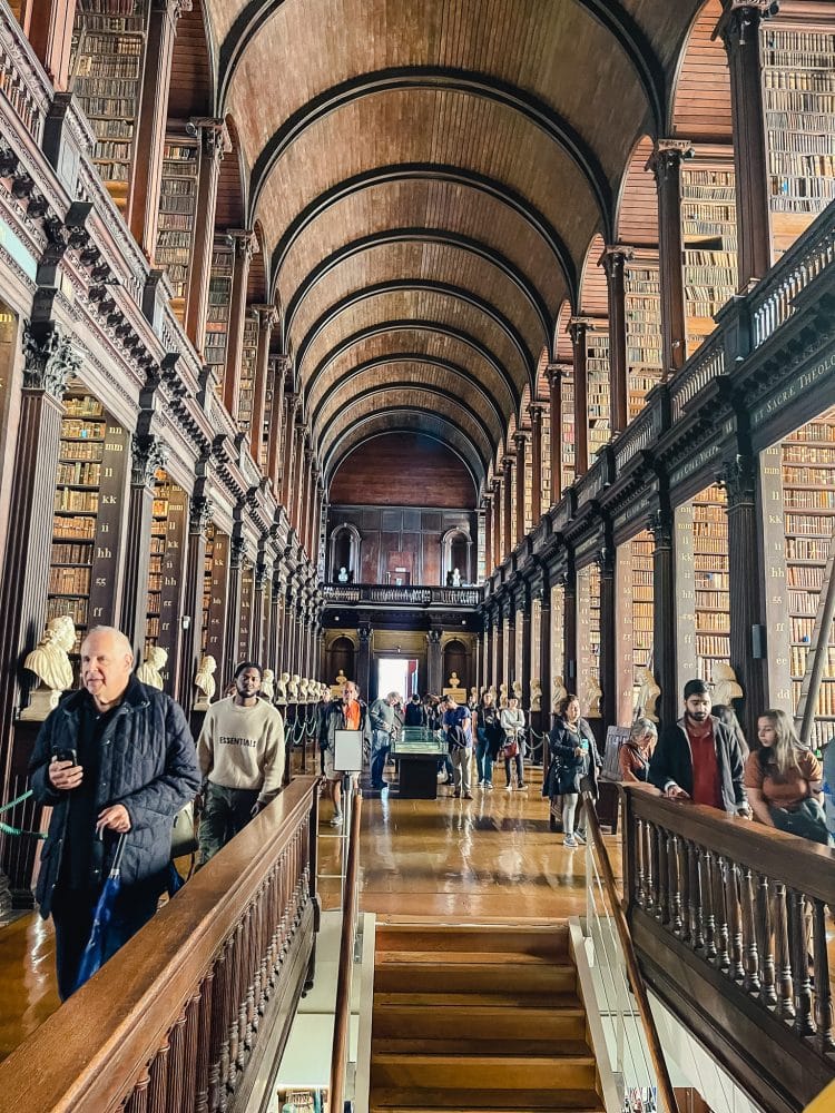 long room at trinity collect in dublin
