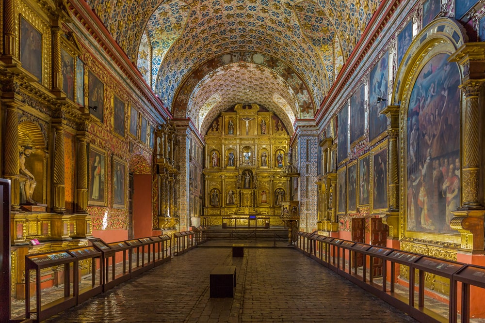 Iglesia Santa Clara church in La Candelaria aera Bogota capital city of Colombia South America