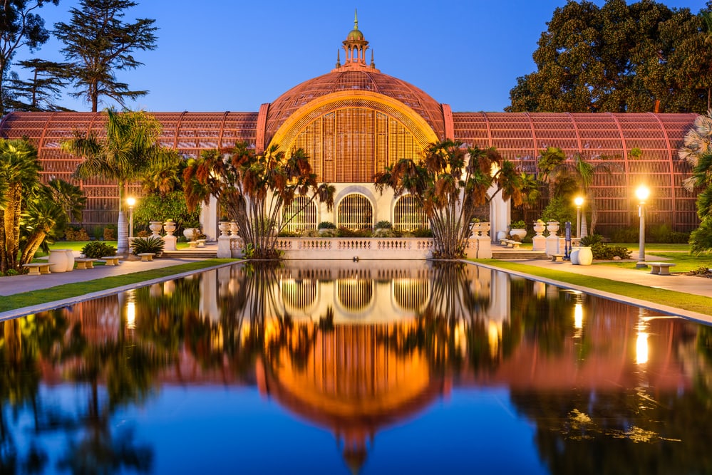 San Diego, California, USA at the Botanical Building.