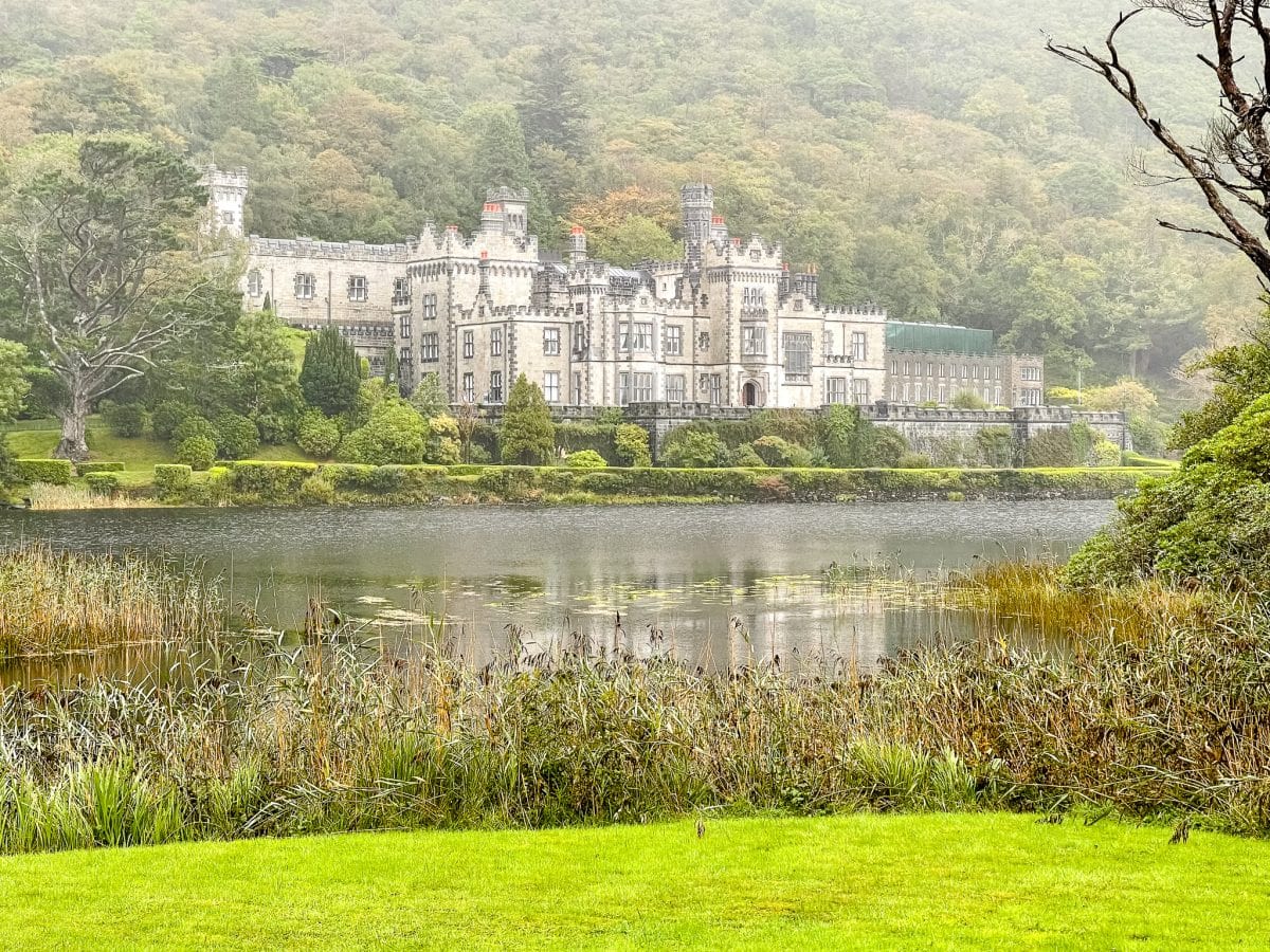 kylemore abbey and castle in connemara ireland county galway