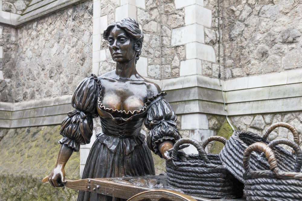 The Molly Malone statue, Dublin, Ireland