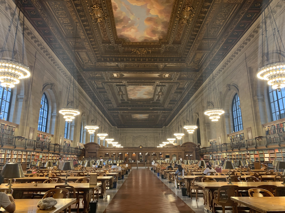 rose reading room at new york public library