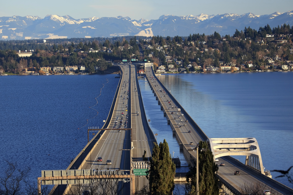 mercer island floating bridges